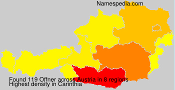 Surname Offner in Austria Surname Offner in Austria