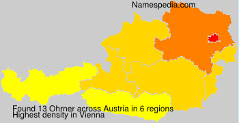 Surname Ohrner in Austria Surname Ohrner in Austria