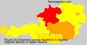 Surname Omanovic in Austria