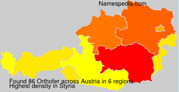 Surname Orthofer in Austria Surname Orthofer in Austria