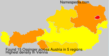 Surname Ossinger in Austria Surname Ossinger in Austria