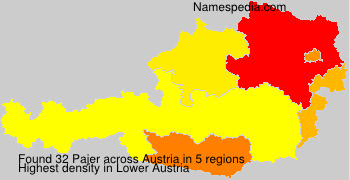 Surname Pajer in Austria Surname Pajer in Austria