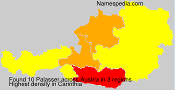 Surname Palasser in Austria