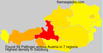 Surname Palfinger in Austria Surname Palfinger in Austria
