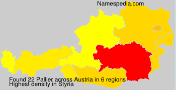 Surname Pallier in Austria Surname Pallier in Austria