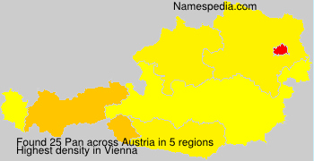 Surname Pan in Austria Surname Pan in Austria