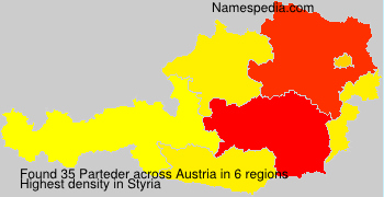 Surname Parteder in Austria Surname Parteder in Austria