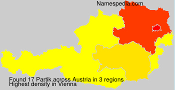 Surname Partik in Austria Surname Partik in Austria