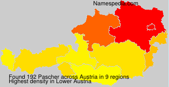 Surname Pascher in Austria Surname Pascher in Austria
