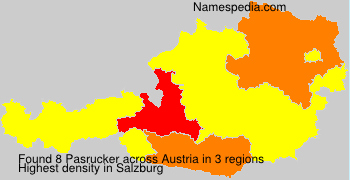 Surname Pasrucker in Austria Surname Pasrucker in Austria