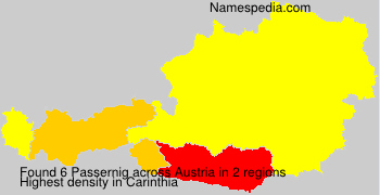 Surname Passernig in Austria Surname Passernig in Austria