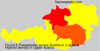 Surname Passesreiter in Austria