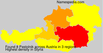 Surname Pastolnik in Austria Surname Pastolnik in Austria