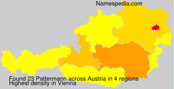 Surname Pattermann in Austria Surname Pattermann in Austria