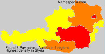 Surname Pav in Austria Surname Pav in Austria