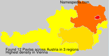 Surname Pavlas in Austria Surname Pavlas in Austria