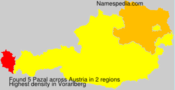 Surname Pazal in Austria Surname Pazal in Austria