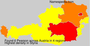 Surname Pearson in Austria Surname Pearson in Austria