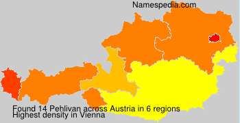 Surname Pehlivan in Austria Surname Pehlivan in Austria