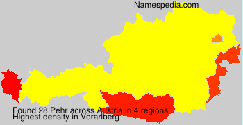 Surname Pehr in Austria Surname Pehr in Austria