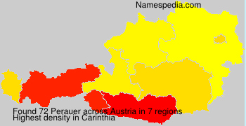 Surname Perauer in Austria Surname Perauer in Austria