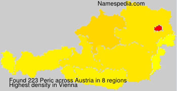 Surname Peric in Austria Surname Peric in Austria