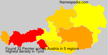 Surname Pernter in Austria Surname Pernter in Austria