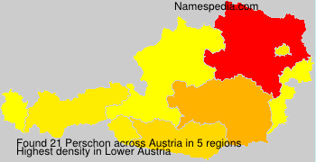 Surname Perschon in Austria Surname Perschon in Austria