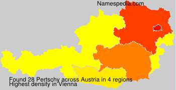 Surname Pertschy in Austria Surname Pertschy in Austria