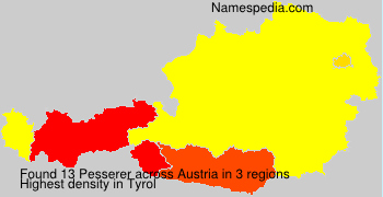 Surname Pesserer in Austria Surname Pesserer in Austria