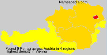 Surname Petrag in Austria Surname Petrag in Austria