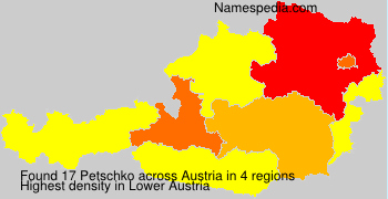 Surname Petschko in Austria Surname Petschko in Austria