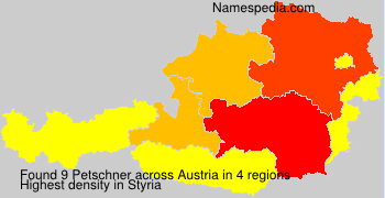 Surname Petschner in Austria Surname Petschner in Austria