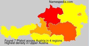 Surname Pfahnl in Austria Surname Pfahnl in Austria