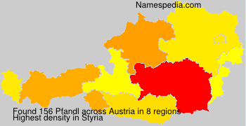 Surname Pfandl in Austria Surname Pfandl in Austria