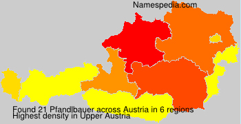 Surname Pfandlbauer in Austria Surname Pfandlbauer in Austria