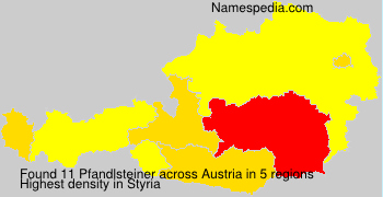 Surname Pfandlsteiner in Austria Surname Pfandlsteiner in Austria