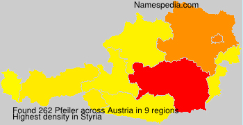 Surname Pfeiler in Austria Surname Pfeiler in Austria