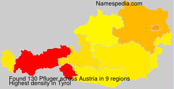 Surname Pfluger in Austria Surname Pfluger in Austria