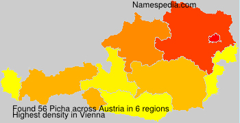 Surname Picha in Austria Surname Picha in Austria