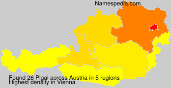 Surname Pigal in Austria Surname Pigal in Austria