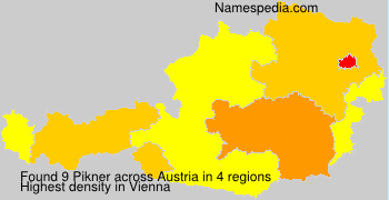 Surname Pikner in Austria Surname Pikner in Austria