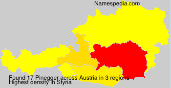 Surname Pinegger in Austria Surname Pinegger in Austria