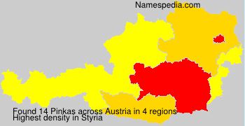 Surname Pinkas in Austria Surname Pinkas in Austria
