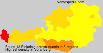 Surname Pinkelnig in Austria Surname Pinkelnig in Austria