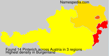 Surname Pinterich in Austria Surname Pinterich in Austria