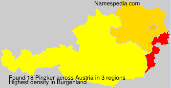 Surname Pinzker in Austria Surname Pinzker in Austria