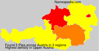 Surname Pipa in Austria