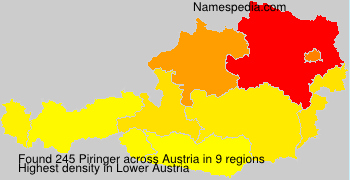 Surname Piringer in Austria Surname Piringer in Austria