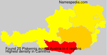 Surname Piskernig in Austria Surname Piskernig in Austria